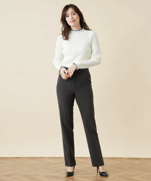 Leilian / レリアン その他パンツ | センタープレスストレートパンツ | 詳細11