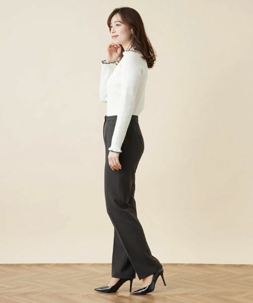 Leilian / レリアン その他パンツ | センタープレスストレートパンツ | 詳細12