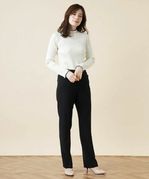 Leilian / レリアン その他パンツ | センタープレスストレートパンツ | 詳細14