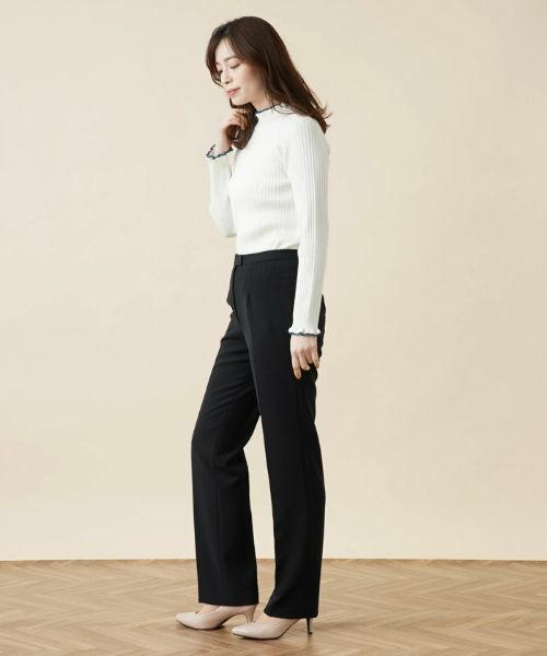 Leilian / レリアン その他パンツ | センタープレスストレートパンツ | 詳細15