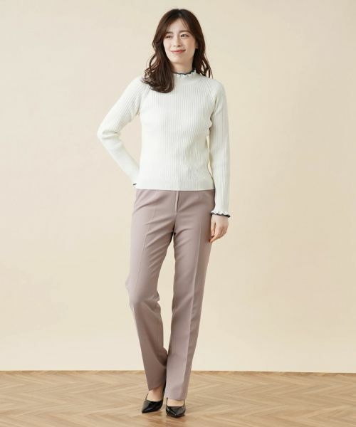 Leilian / レリアン その他パンツ | センタープレスストレートパンツ | 詳細17