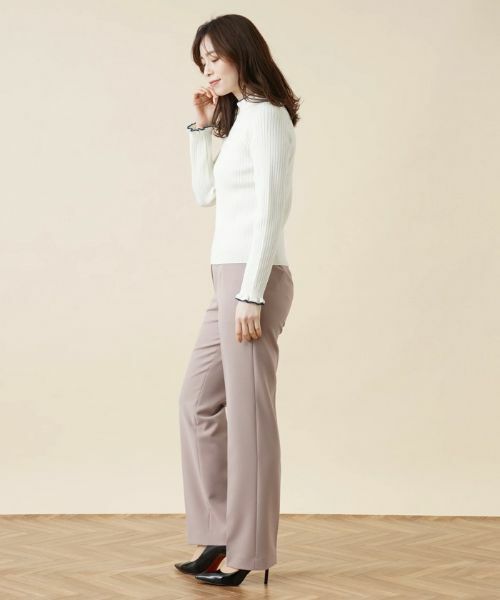 Leilian / レリアン その他パンツ | センタープレスストレートパンツ | 詳細18