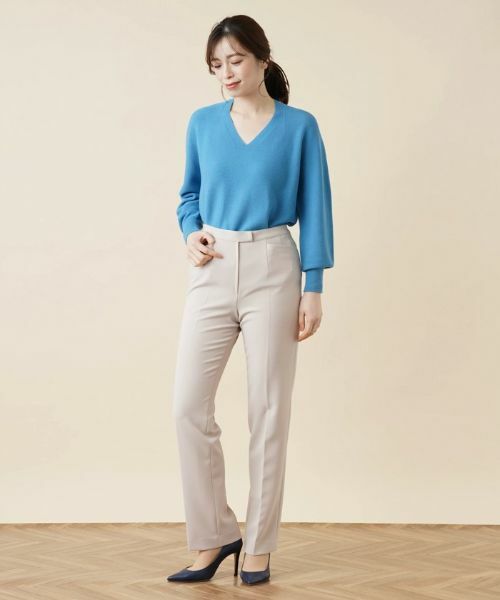 Leilian / レリアン その他パンツ | センタープレスストレートパンツ | 詳細20