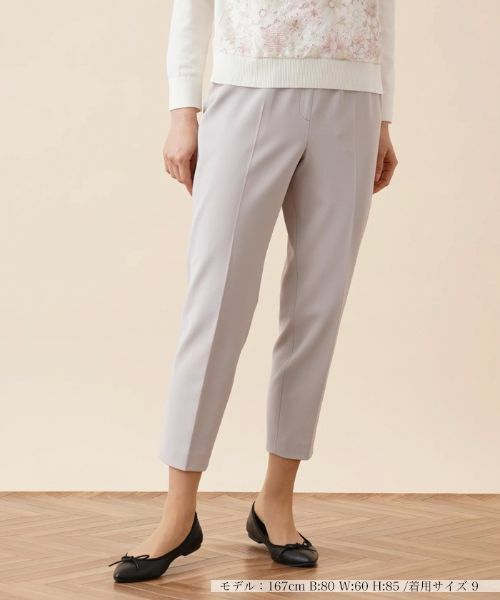 Leilian/レリアン クロップドパンツ ライトグレー 11(L) Leilian/レリアン クロップドパンツ ライトグレー 11(L)