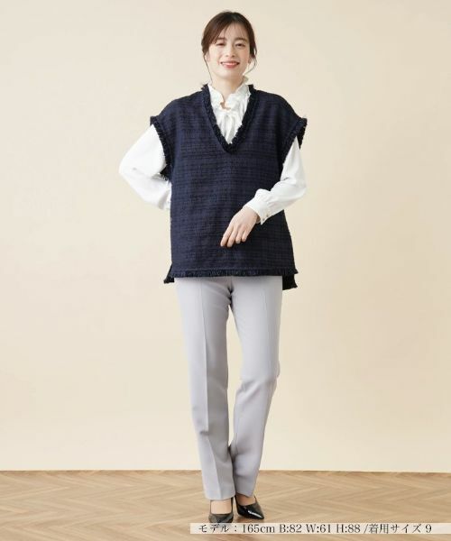 Leilian / レリアン テーラードジャケット | ツイードベスト | 詳細2