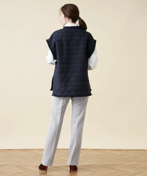 Leilian / レリアン テーラードジャケット | ツイードベスト | 詳細4