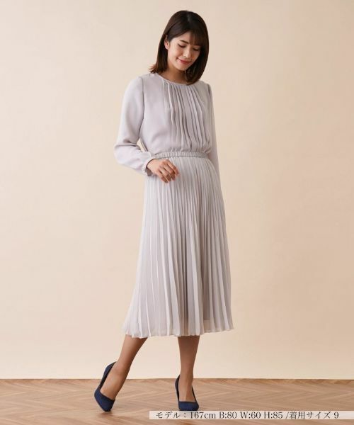 Leilian / レリアン ロング・マキシ丈スカート | 洗えるきれいめプリーツスカート | 詳細1