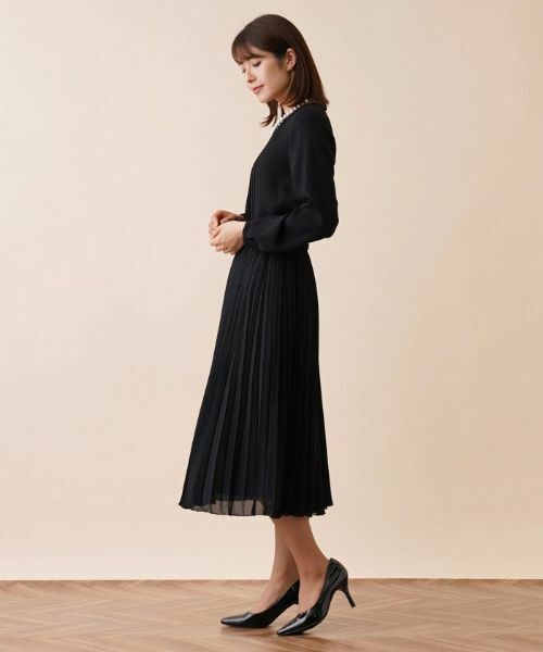 Leilian / レリアン ロング・マキシ丈スカート | 洗えるきれいめプリーツスカート | 詳細11