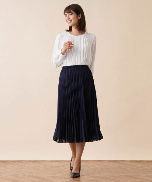 Leilian / レリアン ロング・マキシ丈スカート | 洗えるきれいめプリーツスカート | 詳細16