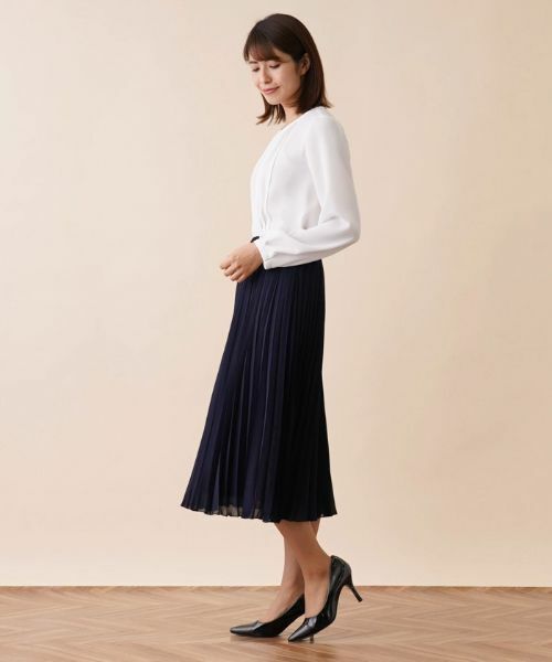 Leilian / レリアン ロング・マキシ丈スカート | 洗えるきれいめプリーツスカート | 詳細17