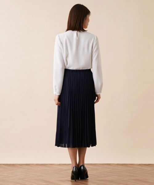 Leilian / レリアン ロング・マキシ丈スカート | 洗えるきれいめプリーツスカート | 詳細18