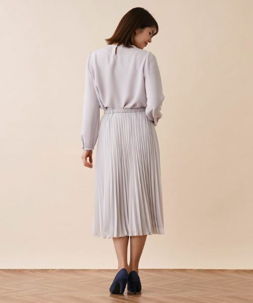 Leilian / レリアン ロング・マキシ丈スカート | 洗えるきれいめプリーツスカート | 詳細3