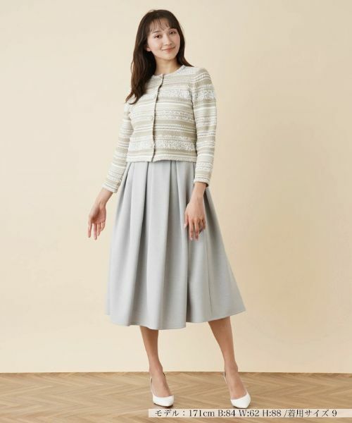 Leilian / レリアン ミニ・ひざ丈スカート | ミディ丈プリーツスカート | 詳細1