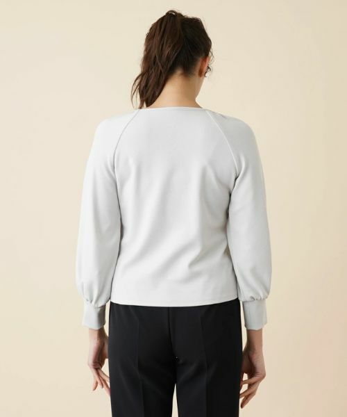 Leilian / レリアン カットソー | 洗えるボートネックラグランカットソー | 詳細10