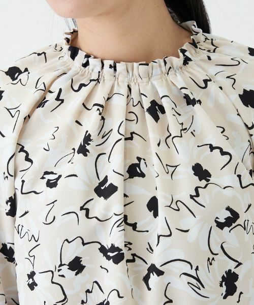 Leilian / レリアン シャツ・ブラウス | 【セレモニー】【セットアップ対応商品】洗えるスモックブラウス | 詳細12