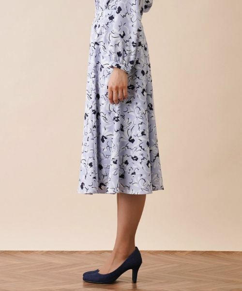 Leilian / レリアン ミニ・ひざ丈スカート | 【セレモニー】【セットアップ対応商品】洗えるフレアスカート | 詳細5