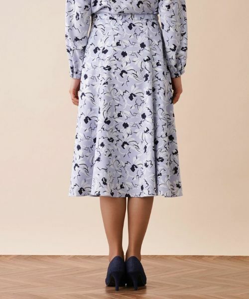 Leilian / レリアン ミニ・ひざ丈スカート | 【セレモニー】【セットアップ対応商品】洗えるフレアスカート | 詳細6