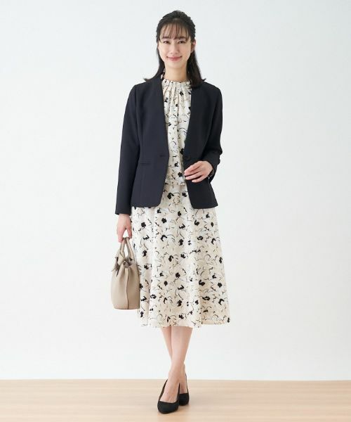 Leilian / レリアン テーラードジャケット | 【セレモニー】ノーカラージャケット | 詳細1