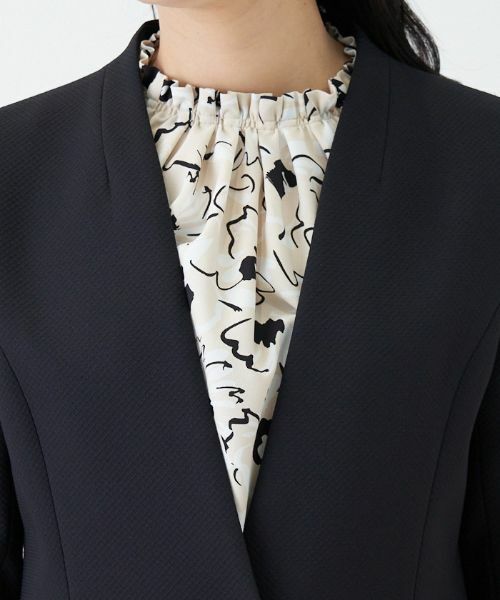 Leilian / レリアン テーラードジャケット | 【セレモニー】ノーカラージャケット | 詳細11