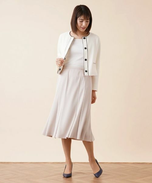 Leilian / レリアン ミニ・ひざ丈スカート | ボックスプリーツミディスカート | 詳細1