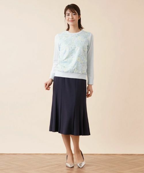 Leilian / レリアン ミニ・ひざ丈スカート | ボックスプリーツミディスカート | 詳細14