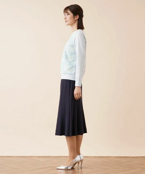 Leilian / レリアン ミニ・ひざ丈スカート | ボックスプリーツミディスカート | 詳細15