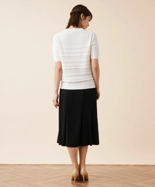 Leilian / レリアン ミニ・ひざ丈スカート | ボックスプリーツミディスカート | 詳細19