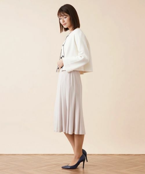 Leilian / レリアン ミニ・ひざ丈スカート | ボックスプリーツミディスカート | 詳細2