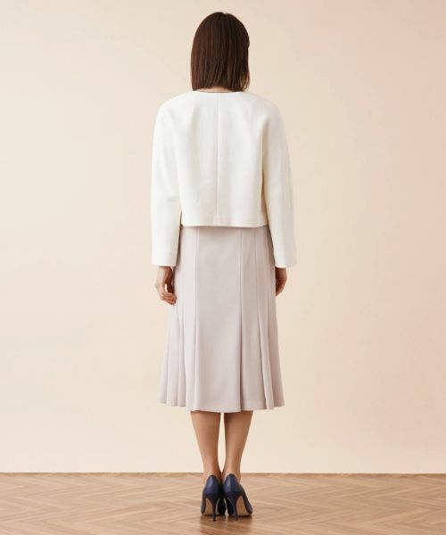 Leilian / レリアン ミニ・ひざ丈スカート | ボックスプリーツミディスカート | 詳細3