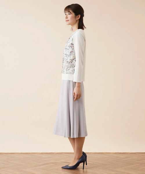 Leilian / レリアン ミニ・ひざ丈スカート | ボックスプリーツミディスカート | 詳細5