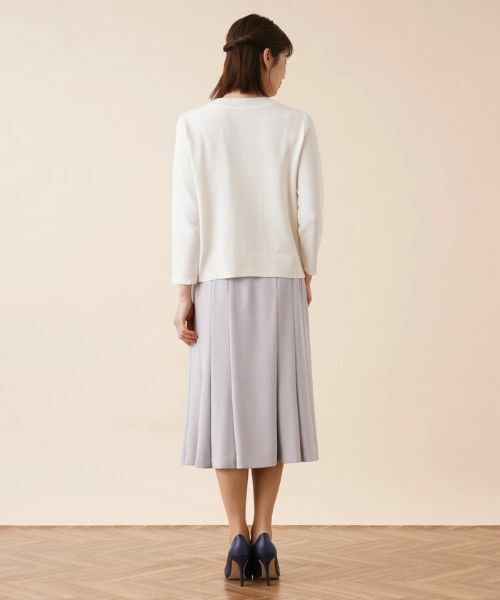 Leilian / レリアン ミニ・ひざ丈スカート | ボックスプリーツミディスカート | 詳細6