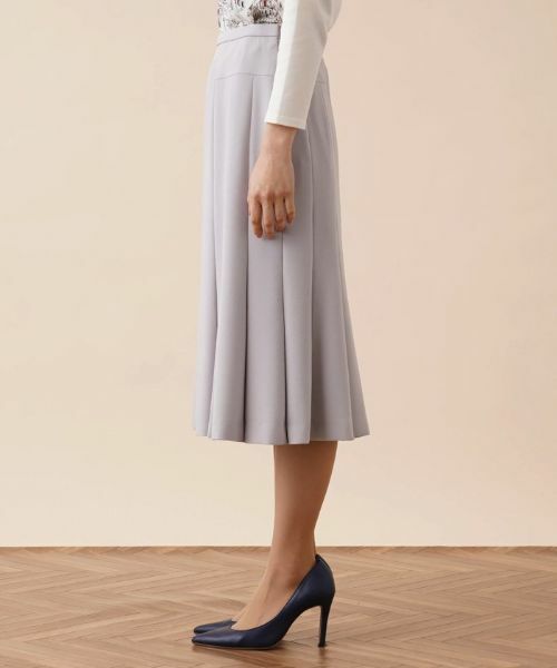 Leilian / レリアン ミニ・ひざ丈スカート | ボックスプリーツミディスカート | 詳細8