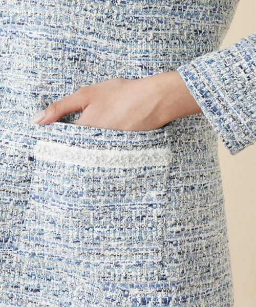 Leilian / レリアン テーラードジャケット | ロングツイードジャケット【セレモニー】【ROCHAS Premiere】 | 詳細10