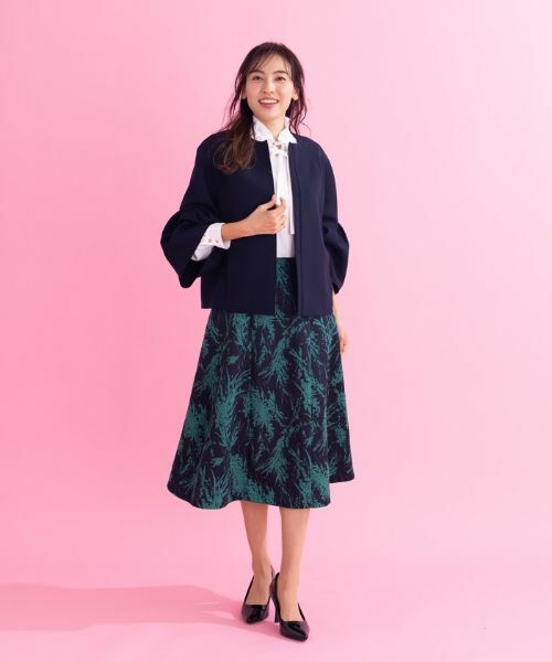 Leilian / レリアン テーラードジャケット | ノーカラージャケット【お出掛けスタイル】【ROCHAS Premiere】 | 詳細1