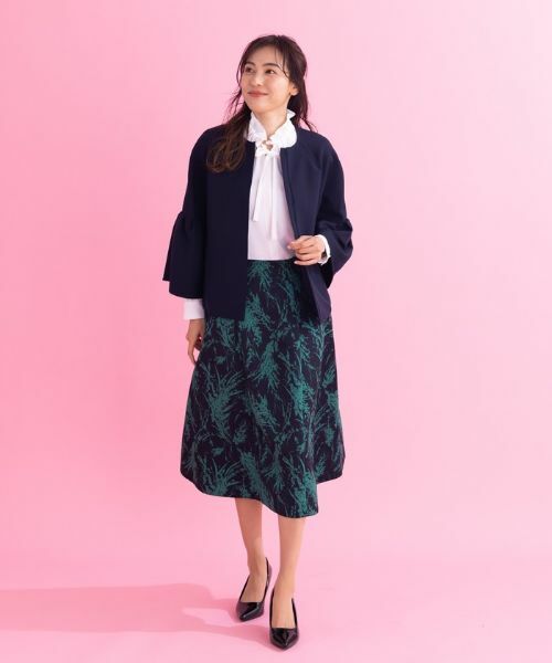 Leilian / レリアン テーラードジャケット | ノーカラージャケット【お出掛けスタイル】【ROCHAS Premiere】 | 詳細2