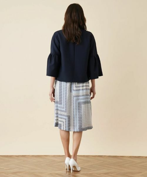 Leilian / レリアン テーラードジャケット | ノーカラージャケット【お出掛けスタイル】【ROCHAS Premiere】 | 詳細5