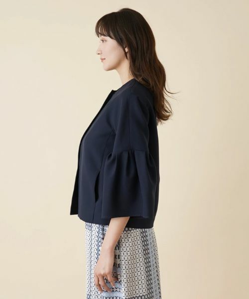 Leilian / レリアン テーラードジャケット | ノーカラージャケット【お出掛けスタイル】【ROCHAS Premiere】 | 詳細7