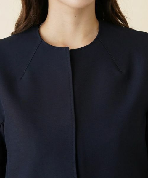 Leilian / レリアン テーラードジャケット | ノーカラージャケット【お出掛けスタイル】【ROCHAS Premiere】 | 詳細9