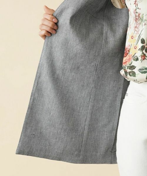 Leilian / レリアン テーラードジャケット | ロングベスト【ROCHAS Premiere】 | 詳細11