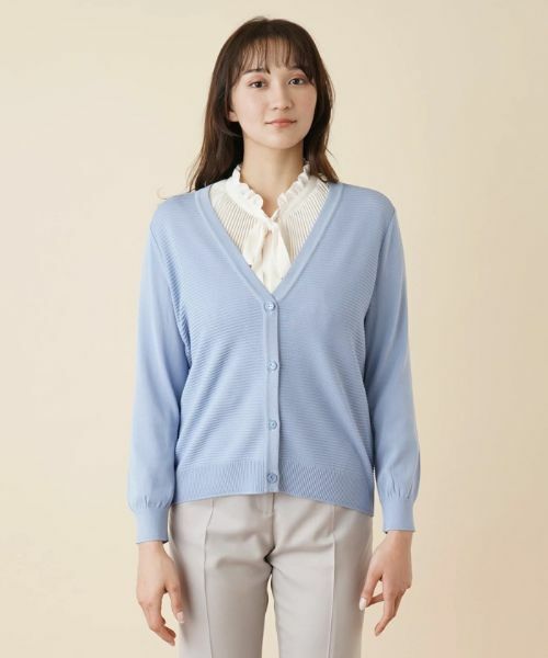 Leilian / レリアン カーディガン・ボレロ | Vネックカーディガン【ROCHAS Premiere】 | 詳細4