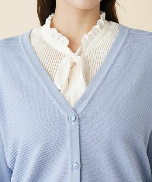 Leilian / レリアン カーディガン・ボレロ | Vネックカーディガン【ROCHAS Premiere】 | 詳細7