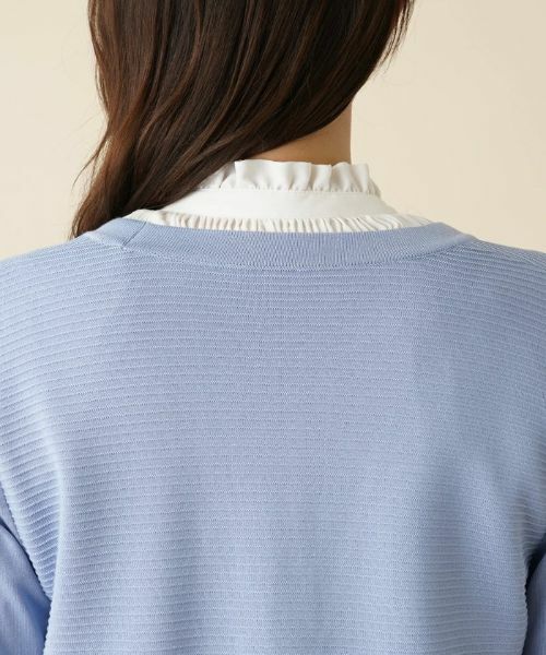 Leilian / レリアン カーディガン・ボレロ | Vネックカーディガン【ROCHAS Premiere】 | 詳細8