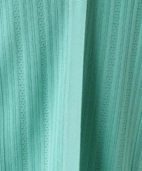 Leilian / レリアン カーディガン・ボレロ | 柄編みVネックカーディガン【ROCHAS Premiere】 | 詳細10