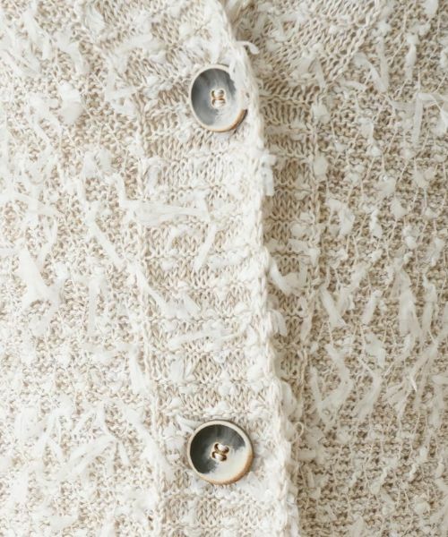 Leilian / レリアン カーディガン・ボレロ | ミックスニットカーディガン | 詳細10
