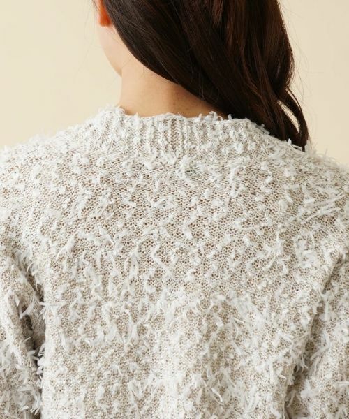 Leilian / レリアン カーディガン・ボレロ | ミックスニットカーディガン | 詳細8