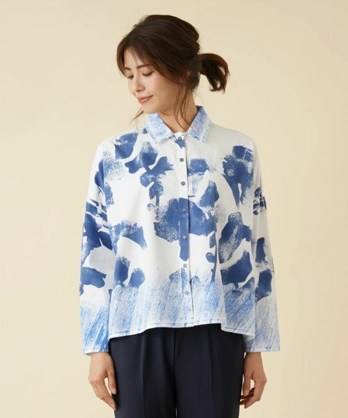 Leilian / レリアン シャツ・ブラウス | プリントブラウス | 詳細4