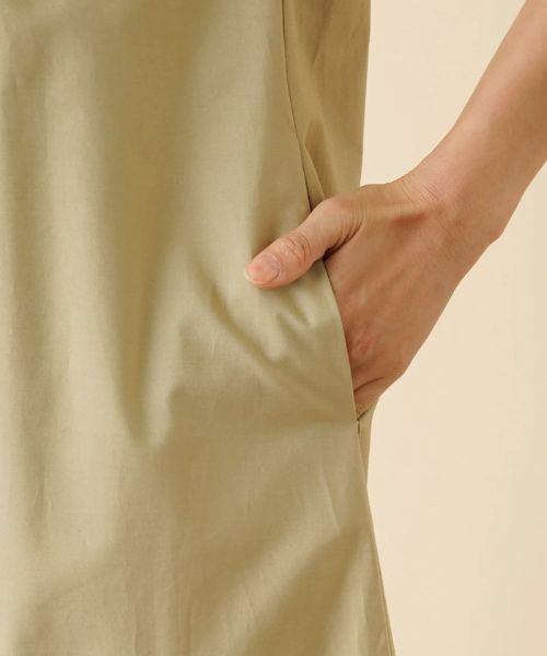 Leilian / レリアン ドレス | プリント切替キーネックワンピース | 詳細10