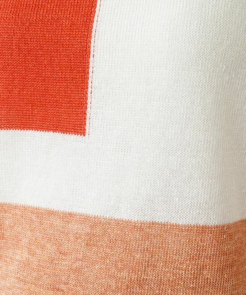Leilian / レリアン ニット・セーター | カラーブロッククルーネックニット【HAND】 | 詳細10