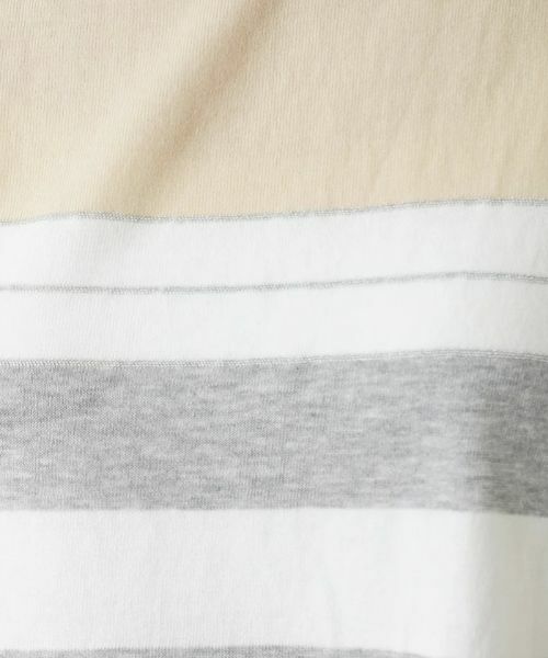 Leilian / レリアン ニット・セーター | ラメボーダー切替クルーネックニット【HAND】 | 詳細10