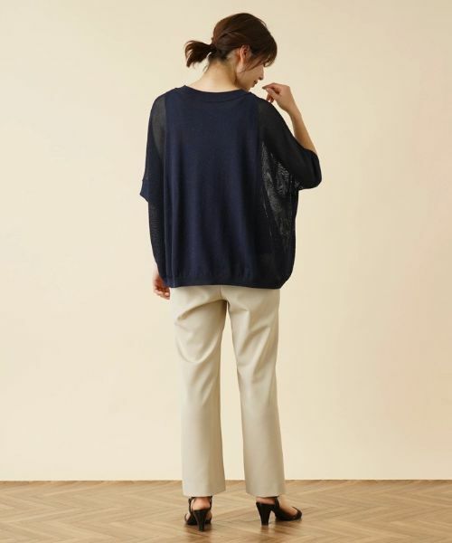 Leilian / レリアン ニット・セーター | 切替ドルマンスリーブニット【BIANCA LANCIA】 | 詳細3